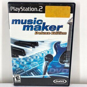 PlayStation 2 Game Music Maker Deluxe Edition With Manual